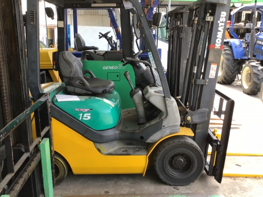 ขายรถโฟล์คลิฟท์ โคมัตสุ Forklifts Komatsu 1.5ตัน รุ่นใหม่รุ่น20 เครื่องยนต์ดีเซล เสา3เมตร สไลด์ชิฟ สภาพพร้อมใช้