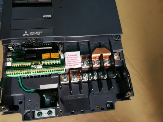 อินเวอร์เตอร์มิตซู15แรง380vA800ใหม่เก่าเก็บไม่ผ่านการใช้งาน