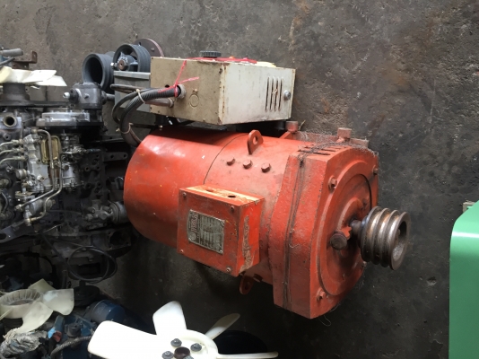 ขายไดปั่นไฟ ขนาด 10 Kw ยี่ห้อ ฟอร์ค (super folk) พร้อมตู้ AVR สภาพพร้อมใช้งาน