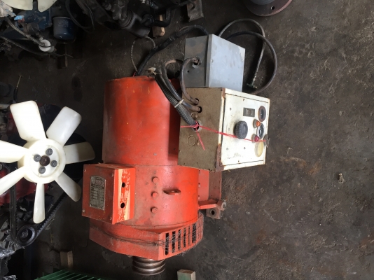 ขายไดปั่นไฟ ขนาด 10 Kw ยี่ห้อ ฟอร์ค (super folk) พร้อมตู้ AVR สภาพพร้อมใช้งาน