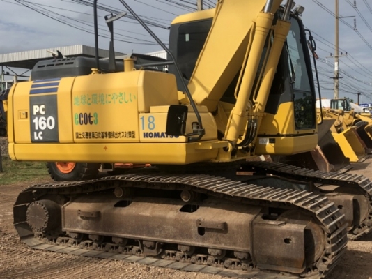 ขายรถขุด KOMATSU PC160-7 นำเข้าเองจากญี่ปุ่น สภาพสวยพร้อมใช้ มีVDOการทำงานครับ