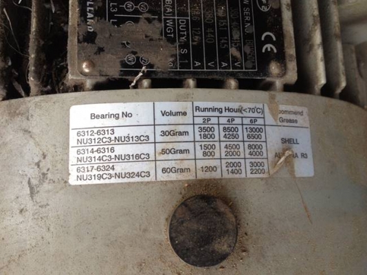 มอเตอร์ 7.5kw 6pole 3P