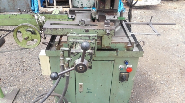 เลื่อยคัตติ้งไฮดรอลิคญี่ปุ่น Cutting Machine มีบาร์ฟีดป้อนชิ้นงานยาว 6.5 เมตร ใบตัด 12&rdquo;