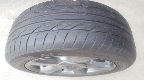 ขายล้อISUZU V Cross17 สีกัล ยาง215/55/17 ปี 17  4 ล้อ