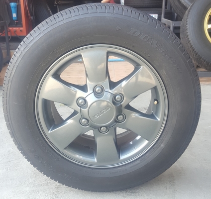 ขายล้อISUZU D-MAX ขอบ16สีกัล ยาง215/65/16 ปี 17 4 ล้อ