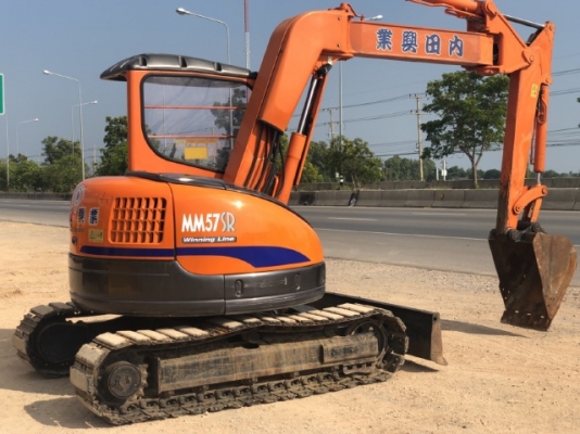 ขายรถขุด MITSUBISHI MM57SR คอลโทรลสั้น ปั๊มนิ้ว นำเข้าเองจากญี่ปุ่น สภาพสวยพร้อมใช้ มีVDOการทำงานครับ