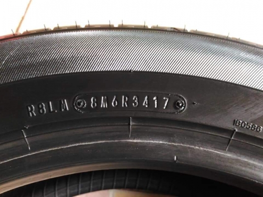 ยาง\% คัดสภาพ Dunlop Enasave EC300+ 215 55 17 ผลิตกลางปี 2017 ยางสวย มีรับประกันให้ทุกเส้น ขายถูก 4 