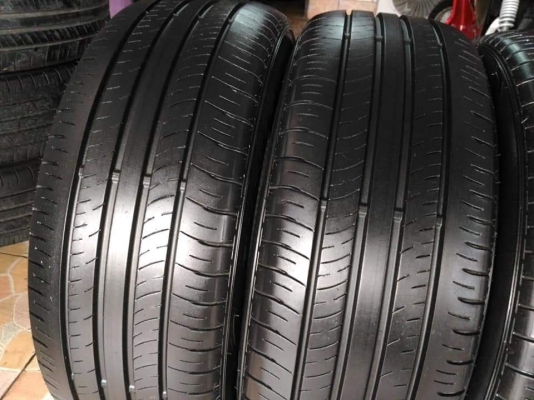 ยาง\% คัดสภาพ Dunlop Enasave EC300+ 215 55 17 ผลิตกลางปี 2017 ยางสวย มีรับประกันให้ทุกเส้น ขายถูก 4 