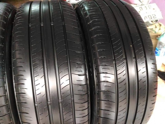 ยาง\% คัดสภาพ Dunlop Enasave EC300+ 215 55 17 ผลิตกลางปี 2017 ยางสวย มีรับประกันให้ทุกเส้น ขายถูก 4 