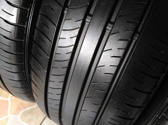 ยาง\% คัดสภาพ Dunlop Enasave EC300+ 215 55 17 ผลิตกลางปี 2017 ยางสวย มีรับประกันให้ทุกเส้น ขายถูก 4 