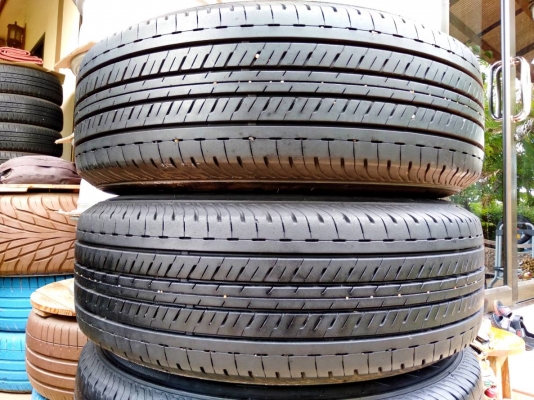 ล้อกระทะอีซูซุ 6รู ขอบ15 พร้อมยางบริดสโตน ดูร่าวิส215/70R15 ปี16 ชุด 4ล้อ