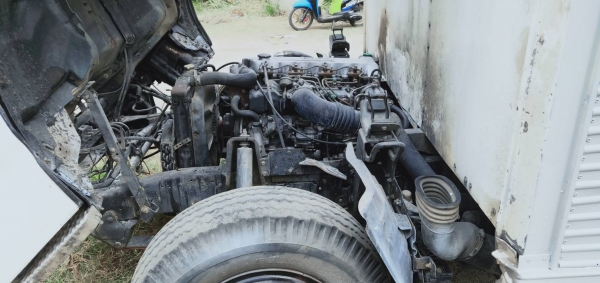 รถบรรทุก ISUZU ตู้แห้งหัวการ์ตูน รุ่น NPR66PX5 เครื่อง4 สูบ 120 แรงม้า