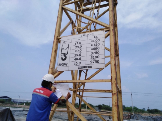 ขายทาวเวอร์เครนสำหรับหน่วยงานก่อสร้าง มี5ชุด