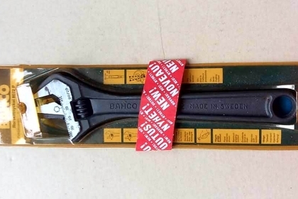 ขายประแจเลื่อนรุ่นสลับปากได้ BAHCO 10 &quot; MADE IN SWEDEN.เก่าเก็บ