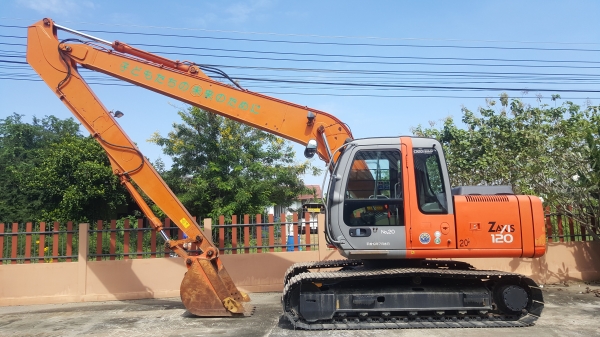 ขายฮิตาชิZX120 รถญี่ปุ่นนำเข้าบูมยาว12เมตร