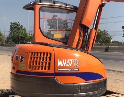 ขายรถขุด MITSUBISHI MM57SR คอลโทรลสั้น ปั๊มนิ้ว นำเข้าเองจากญี่ปุ่น สภาพสวยพร้อมใช้ มีVDOการทำงานครับ