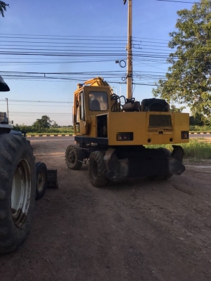 ขาย 300,000 แบคโฮล้อยาง MITSUBISHI MS 110 เครื่องดี ปั้มแรง เกียร์ดี ยางดี เอวแน่น รถพร้อมใช้งาน เอกสารซื้อขาย รถอยู่ กำแพงเพชร 090-772-3710 090-772-3708