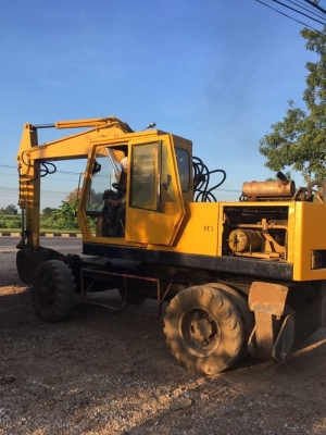 ขาย 300,000 แบคโฮล้อยาง MITSUBISHI MS 110 เครื่องดี ปั้มแรง เกียร์ดี ยางดี เอวแน่น รถพร้อมใช้งาน เอกสารซื้อขาย รถอยู่ กำแพงเพชร 090-772-3710 090-772-3708