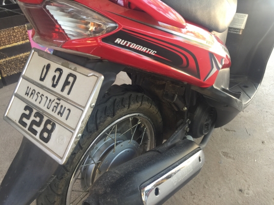 ขาย มอเตอร์ไซค์ Yamaha Mio ตัวแรง สีแดง วิ่งน้อย