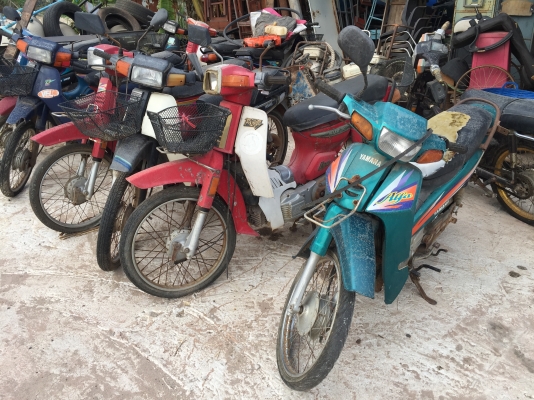 ขายเหมารถมอเตอร์ไซค์ 13 คันถูกๆ เครื่องครบ มีเอกสารครบ