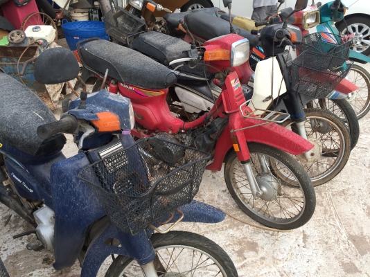 ขายเหมารถมอเตอร์ไซค์ 13 คันถูกๆ เครื่องครบ มีเอกสารครบ