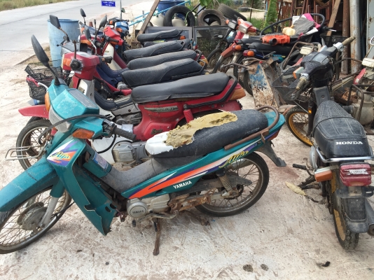 ขายเหมารถมอเตอร์ไซค์ 13 คันถูกๆ เครื่องครบ มีเอกสารครบ