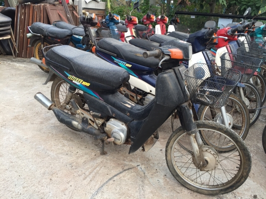ขายเหมารถมอเตอร์ไซค์ 13 คันถูกๆ เครื่องครบ มีเอกสารครบ