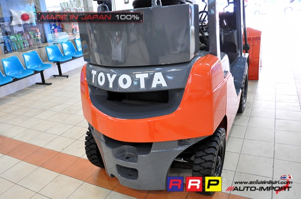 ขายรถโฟล์คลิฟท์มือสอง TOYOTA รุ่น 8FG20-30911 นำเข้าจากประเทศญี่ปุ่น 100\% ไม่เคยใช้งานในไทย ขายรถโฟล์คลิฟท์มือสอง TOYOTA รุ่น 8FG20-30911 นำเข้าจากประเทศญี่ปุ่น 100\% ไม่เคยใช้งานในไทย