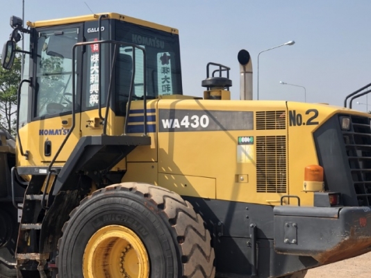 ขายรถตักล้อยาง KOMATSU WA430-6 นำเข้าเองจากญี่ปุ่น สภาพสวยพร้อมใช้ มีVDOการทำงานครับ ขายรถตักล้อยาง KOMATSU WA430-6 นำเข้าเองจากญี่ปุ่น สภาพสวยพร้อมใช้ มีVDOการทำงานครับ