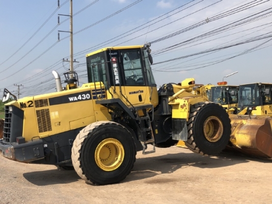 ขายรถตักล้อยาง KOMATSU WA430-6 นำเข้าเองจากญี่ปุ่น สภาพสวยพร้อมใช้ มีVDOการทำงานครับ ขายรถตักล้อยาง KOMATSU WA430-6 นำเข้าเองจากญี่ปุ่น สภาพสวยพร้อมใช้ มีVDOการทำงานครับ