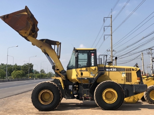 ขายรถตักล้อยาง KOMATSU WA430-6 นำเข้าเองจากญี่ปุ่น สภาพสวยพร้อมใช้ มีVDOการทำงานครับ ขายรถตักล้อยาง KOMATSU WA430-6 นำเข้าเองจากญี่ปุ่น สภาพสวยพร้อมใช้ มีVDOการทำงานครับ