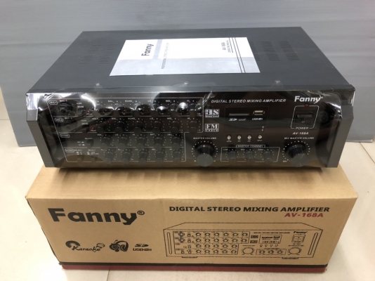เพาเวอร์ ยี่ห้อ FANNY รุ่น AV-168A ของใหม่ เชื่อมบลูทูธได้ รับวิทยุ FM เชื่อมต่อ USB ได้