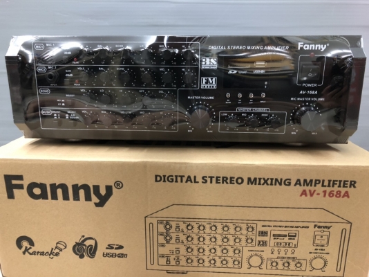 เพาเวอร์ ยี่ห้อ FANNY รุ่น AV-168A ของใหม่ เชื่อมบลูทูธได้ รับวิทยุ FM เชื่อมต่อ USB ได้ เพาเวอร์ ยี่ห้อ FANNY รุ่น AV-168A ของใหม่ เชื่อมบลูทูธได้ รับวิทยุ FM เชื่อมต่อ USB ได้
