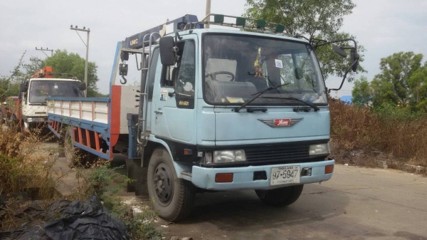 ขาย รถ HINO 6 ล้อติดเครน