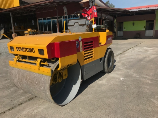 ขายรถบด3ตันSUMITOMOรุ่นHV30VCRหน้าเหล็กหลังยาง3เส้นนำเข้าญี่ปุ่น ไม่เคยใช้งานในไทยสภาพดีพร้อมใช้งาน Line:Jiraroj2909