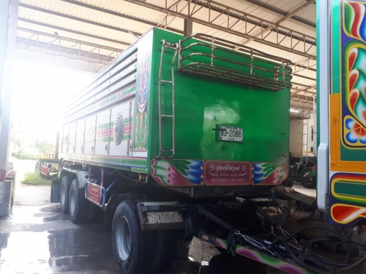 ลูกพ่วงดัมพ์มิเนียม อู่พงษ์ไพบูลย์ 3 เพลาแท้ ปี 56 ยาว 6.80 เมตร ทะเบียนพร้อม