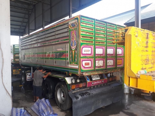 ลูกพ่วงดัมพ์มิเนียม อู่พงษ์ไพบูลย์ 3 เพลาแท้ ปี 56 ยาว 6.80 เมตร ทะเบียนพร้อม