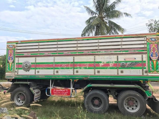 ลูกพ่วงดัมพ์มิเนียม อู่พงษ์ไพบูลย์ 3 เพลาแท้ ปี 56 ยาว 6.80 เมตร ทะเบียนพร้อม