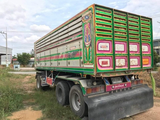 ลูกพ่วงดัมพ์มิเนียม อู่พงษ์ไพบูลย์ 3 เพลาแท้ ปี 56 ยาว 6.80 เมตร ทะเบียนพร้อม