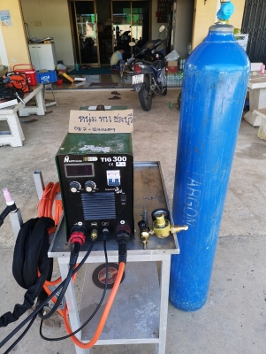 ขายตู้เชื่อม 2 ระบบ เชื่อมอาร์กอนและเชื่อมธูป มือ2 ยี่ห้อ Hitronic. รุ่นTIG300A