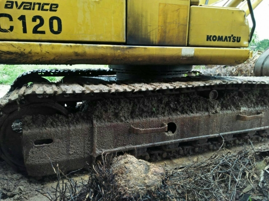 มี VDO ให้ชม.รถแบคโฮ KOMATSU PC120-6 เอกสารชุดจดทะเบียน ระบบไฟเต็ม รถเก่านอก ราคา 900000