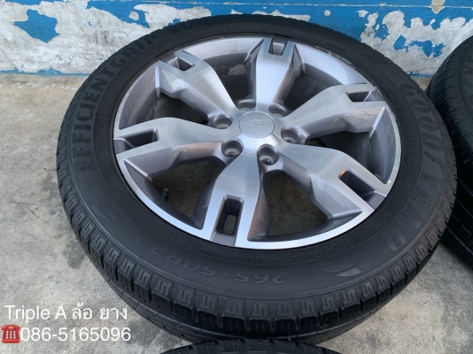 ล้อแม็ก Ford Everest ขอบ 20 พร้อมยาง 265-50-20 Goodyear ปี 16 ดอกยางหนาปึก