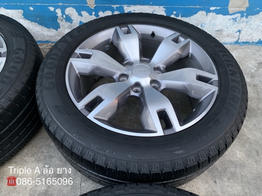 ล้อแม็ก Ford Everest ขอบ 20 พร้อมยาง 265-50-20 Goodyear ปี 16 ดอกยางหนาปึก
