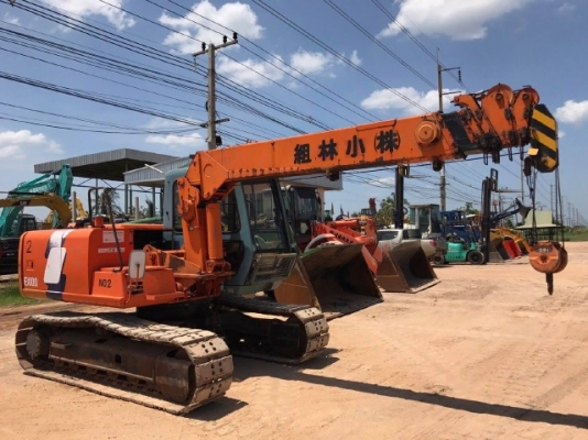 ขายรถเครน HITACHI EX100-3M (เครน 3 ตัน บูมยาว 18 เมตร) นำเข้าเองจากญี่ปุ่น สภาพสวยพร้อมใช้ มีVDOการทำงานครับ