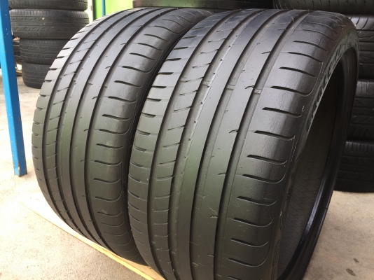 ยาง Goodyear 255-35-18 ปี 12 2 เส้น 1200 ไม่บวมไม่กินข้างดอกยางเหลือเยอะเอาไปวิ่งกันใด้อีกยาวค่ะ