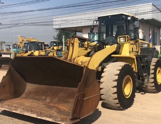 ขายรถตักล้อยาง KOMATSU WA380-5 นำเข้าเองจากญี่ปุ่น สภาพสวยพร้อมใช้ มีVDOการทำงานครับ