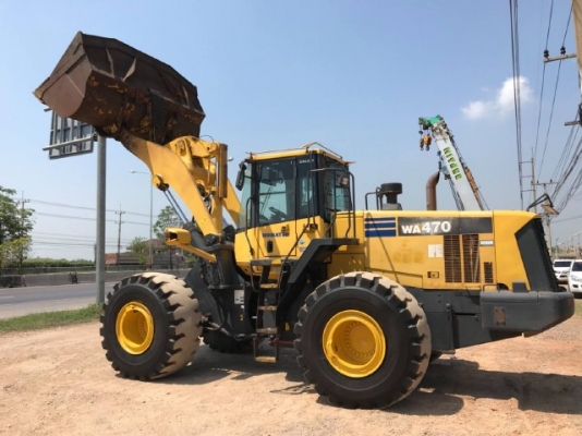 ขายรถตักล้อยาง KOMATSU WA470-6 ปี 2010 นำเข้าเองจากญี่ปุ่น สภาพสวยพร้อมใช้ มีVDOการทำงานครับ