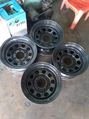 กะทะ Rock 6รู139 ขอบ 16*8 et-25 สภาพสวยๆ 1ชุด