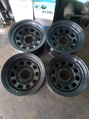 กะทะ Rock 6รู139 ขอบ 16*8 et-25 สภาพสวยๆ 1ชุด