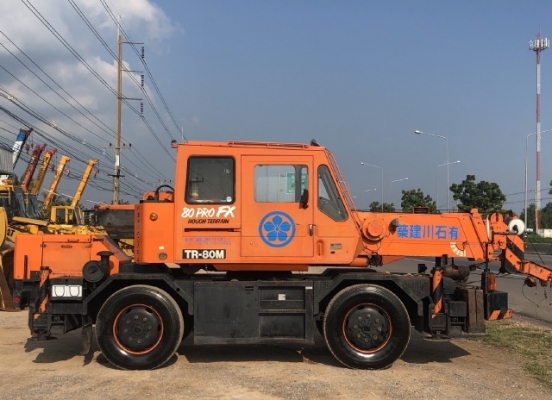 ขายรถเครน TADANO TR80M-1 (ขนาด 8 ตัน) ปี 1993 รถนอกนำเข้าจากญี่ปุ่น สภาพสวยพร้อมใช้ มีVDOการทำงานครั